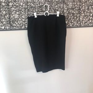 Apt 9 Black Textured Weave Pencil Skirt